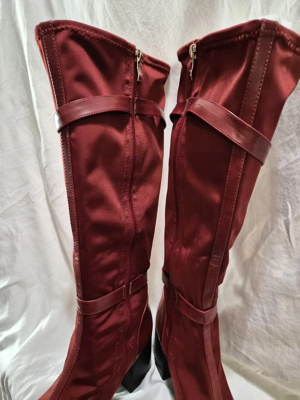 Journee Collection Ex Wide Calf Gaibree Stacked Heel Knee High Boot